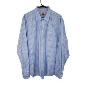 Barbour Slim Fit Beacon Brand Mens XL USA Long Sleeve Button Up‎ Shirt